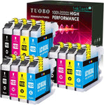 Tuobo Compatible Ink Cartridge Replacement for Brother LC103 XL LC101 LC103XL LC101BK Compatible with MFC-J870DW MFC-J475DW MFC-j470DW MFC-J450DW MFC-J875DW MFC-J6920DW Printer (12 Pack)