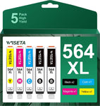 564 564XL Ink Cartridges Replacement for HP 564XL 564 Ink Cartridges Combo Pack| Works with DeskJet 3500; OfficeJet 4620; PhotoSmart B8550, C6300, D5400, D7560, 5510, 5520, 6510, 6520, 7510, 7520