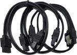 MICRO CONNECTORS F03-10MSSB-3 40" Sata III 6 GB/S Straight Cable with Locking Latch - 3 Pack (Black)