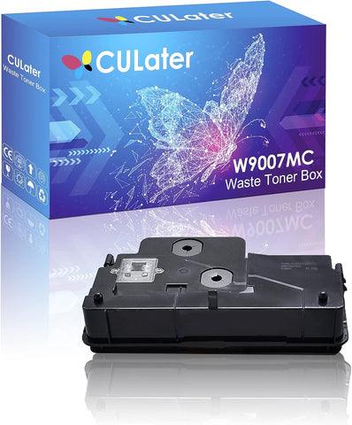 CULater W9007 Compatible Waste Toner Box Replacement for W9007MC Waste Toner Container for HP E72525 72530 72535 E72425 E72430 Printers (1 Pack)