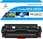 TRUE IMAGE Compatible Toner Cartridge Replacement for Canon 055H 055 Toner for Canon Color ImageCLASS MF743Cdw MF741Cdw MF746Cdw MF743 MF740C MF745Cdw LBP664Cdw LBP660C Series Printer (Black, 1-Pack)