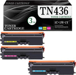 3-Pack Extra High Yield (Cyan Magenta Yellow) TN436 TN436C TN436M TN436Y Compatible Toner Cartridge Replacement for Brother HL-L8260CDW L9310CDW DCP-L8410CDW MFC-L8690CDW L8900CDW Toner Cartridge