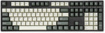 iKBC CD108 V2 Ergonomic Mechanical Keyboard with Cherry MX Silent Red Switch for Windows and Mac, Full Size Keyboard Used the Mistel Two Tone Retro Color PBT Double Shot Keycaps for Desktop and Laptop