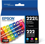 Epson T222 Standard-Capacity Color and High-Capacity Black Multi-Pack