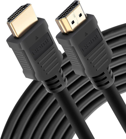 Sound Around 6 ft. High Definition HDMI Cable - Portable Universal Gold Plated HDMI Cable Wire Adapter, TV to Player/Speaker/Computer Audio Video Connection, Supports 1080p HD 4K, 3D - GSI GQHDMI6