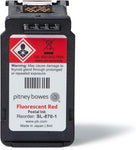 Pitney Bowes SL-870-1 Ink Cartridge for SendPro Mailstation, Red Ink, 8 ml