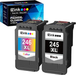 E-Z Ink (TM Ink Cartridge Replacement for Canon PG-245XL CL-246XL PG-243 CL-244 Compatible with Pixma TS3120 MG2520 MX492 TR4520 TS202 MG2525 MG3022 MG2522 MG2922 (1 Black, 1 Tri-Color)