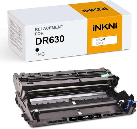 InkNI DR630 Compatible Drum Unit Replacement for Brother DR630 DR-630 for MFC-L2700DW HL-L2380DW DCP-L2540DW MFC-L2740DW MFC-L2705DW HL-L2340DW HL-L2300D HL-L2360DW HL-L2320D Printer (Black,1-Pack)