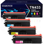 STAROVER Compatible Toner Cartridge Replacement for Brother TN433 TN 433 431 TN433BK TN431 TN431BK for HL-L8360CDW MFC-L8900CDW HL-L8260CDW HL-L8360CDWT MFCL8610CDW MFCL9570CDW Printer (1BK,1C,1M,1Y)