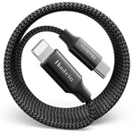 Huukein [20ft/6m] Extra Long Phone 12 USB C Charger Cable, Phone 12 Type C Cord Fast Charging Braided Compatible with Phone 12, Phone 12 Pro, Phone 12 Pro Max, Phone 12 Mini, Black