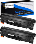 KCMYTONER Compatible Toner Cartridge Replacement for Canon 125 CRG 125 CRG-125 3484B001AA Work with ImageClass LBP6000 LBP6030w MF3010 Printer - Black, 2 Pack