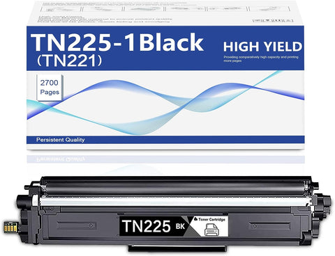 1 Pack Black TN225 TN225BK Toner Compatible Toner Cartridge Replacement for HL-3140CW 3180CDW 3150CDN MFC-9130CW 9140CDN 9330CDW 9340CDW DCP-9020CDN 9015CDW Printer Toner,Sold by VoColorink