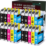 Tuobo LC103 LC101 Ink Cartridges Replacement for Brother LC-103XL LC103XL LC103 XL for MFC-J870DW MFC-J6920DW MFC-J6520DW MFC-J450DW MFC-J470DW MFC-J470DW(8 Black, 4 Cyan, 4 Magenta, 4 Yellow)