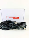 OMNIHIL USB Extension 30 FT High Speed 2.0 Micro USB Charging Cable Compatible with Ring Stick Up Cam