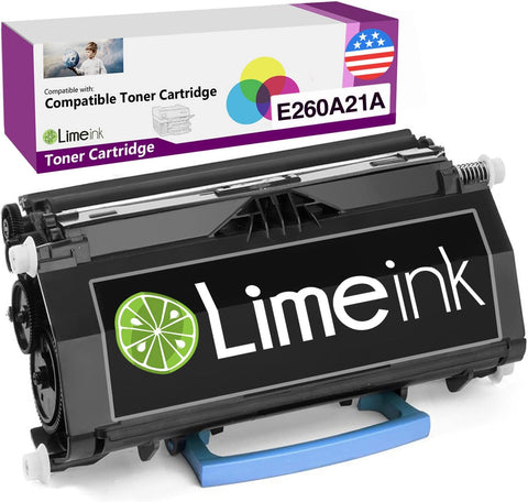 Limeink Compatible Toner Cartridge Replacement for Printer Cartridges for Lexmark E260d Toner e260x22g Toner e260a11a for Lexmark Toner Cartridge E260 E360 E460 E462 E462dtn E462 E462dtn High Yield