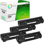 TCT Premium Compatible Toner Cartridge Replacement for HP 79A CF279A Black Works with HP Laserjet Pro M12A, M12W, MFP M26A M26NW Printers (1,000 Pages) - 4 Pack