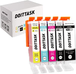 Doittask Compatible Ink Cartridge for PGI-250XL CLI-251XL PGI 250XL CLI 251 XL, Work with PIXMA MX922 MX722 MG5520 MG5620 IP7220 IP7220 (5-Pack)