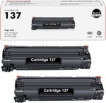 137 Toner Cartridge 2-Pack Compatible Replacement for Canon 137 Black Toner Cartridge CRG137 for ImageCLASS D570 MF232w MF242dw MF236n MF249dw MF244dw MF247dw MF227dw MF229dw Printer Toner