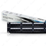 NewYork Cables - 48 Port Patch Panel cat6, 2U Rack and Wall Mount Unshielded Keystone Patch Panel, Compatible with Cat3,4,5,5e,6 Cabling, for Ethernet, Fast Ethernet, Gigabit Applications