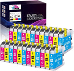 Jalada Compatible Ink Cartridge Replacement for Brother LC103 LC103XL LC101 LC101XL Compatible for Brother MFC J870DW J450DW J470DW J650DW J4410DW J4510DW J4710DW J6720DW Printer (8C 8M 8Y)