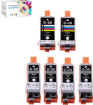 Compatible PGI-35 CLI-36 Ink Cartridge Replacement for Canon 35 36 Ink Work with Canon Pixma iP110 iP100 TR150 Printers (4BK, 2X Color)