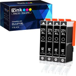 E-Z Ink (TM Compatible Ink Cartridge Replacement for Canon CLI-271XL CLI-271 XL CLI271XL 271XL 271 to use with MG5720 MG5722 MG6820 MG6821 MG6822 MG7720 TS6020 TS9020 TS8020 Printer (4 Black)