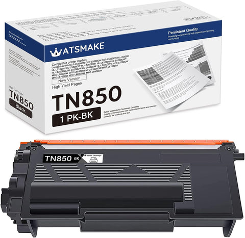 TN850 TN 850 tn820 Toner Cartridge high Yield Black Compatible Replacement for DCP-L5500DN DCP-L5600DN DCP-L5650DN HL-L5000D HL-L5100DN HL L5200DW HL-L5200DWT Printer, 1 Pack, by Winner