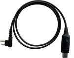 USB Programming Cable for HYT Hytera TC-500 TC-518 TC-600 TC-610 TC-620 TC-700 TC-710 TC-1600 TC-2100 TC-2110 2-pin