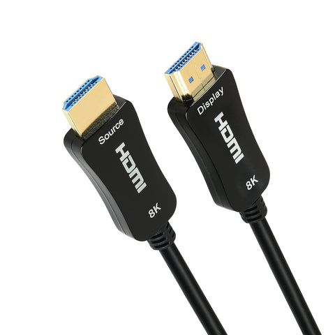 iBirdie 8K Fiber Optic HDMI 2.1 Cable 200 Feet 8K60hz 4K120hz 4K144hz HDCP 2.3 2.2 48Gbps Ultra High Speed Compatible with Apple-TV Dolby Vision Atmos PS5 PS4, Xbox One Series X, RTX 3080 3090