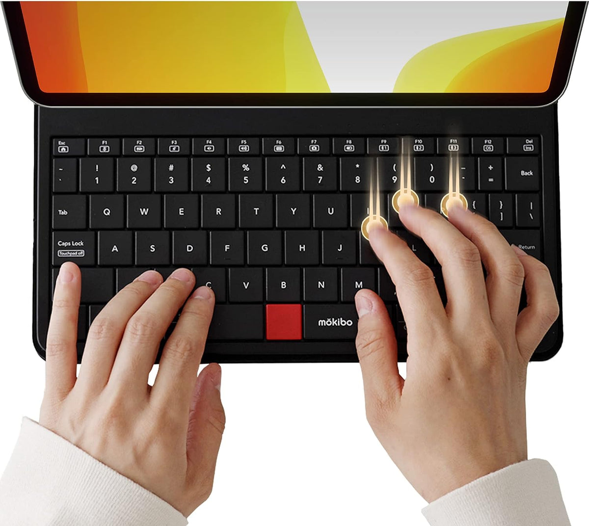 第2世代mokibo Fusion Keyboard with touchpad Amazon.com: MOKIBO Fusion Keyboard, Universal, Portable All