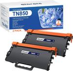 TN-850 Brother Toner Cartridge High Yield Replacement for TN850 TN-850 TN-820 TN820 Brother Toner Cartridge to Use with HL-L6200DW MFC-L5850DW HL-L5200DW MFC-L5900DW HL-L6400DW MFC-L5800DW (2 Black)