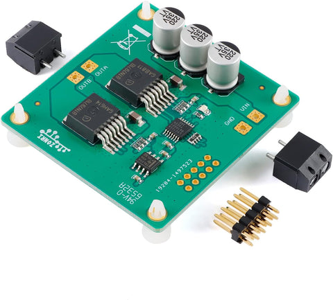 JESSINIE BTN7971B DC Motor Drive Module High Power H Bridge Input Signal Isolation Onboard 660uF Power Filter Electrolytic Capacitor 4 Layer FR4 PCB Board