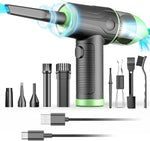 Keyboard Cleaner Compressed Air Duster 600000RPM Air Duster Compressed Air Replace Canned air Rechargeable Electric Air Duster & Vacuum 6000mAh for Computer Electronic