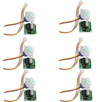 10Gtek ULN2003 Stepper Motor Drive Board 5V Stepper Motor Stepper Motor for Arduino PI PIC Raspberry Pi, Pack of 6