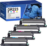 DR223 Compatible Drum Unit Replacement for Brother DR223 DR223CL DR-223 Compatible with MFC-L3770CDW MFC-L3750CDW HL-L3230CDW HL-L3290CDW HL-L3210CW (Black, Cyan, Magenta, Yellow, 4 Pack)