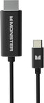 Monster Classic 5.9ft / 1.8m USB C to HDMI Cable (4k 30Hz)