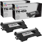 LD Products Compatible Toner Cartridge Replacement for Brother TN450 High Yield (Black, 2-Pack)