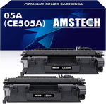 05A CE505A 2 Pack Toner Cartridge CE505D Compatible Replacement for HP CE505A Toner Cartridge for P2035 P2035N P2055DN 2055DN 2035N P2030 P2050 P2055D P2055X Printer Black