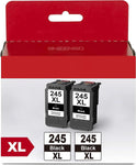 245XL Black Ink Cartridge High Capacity Ink Multi Pack for Canon 245XL Black Ink 245 PG-245 Compatible with Canon Pixma MX490 MX492 MG2522 TS3100 TS3122 TS3300 TS3322 TR4500 TR4520 TR4522 Printer