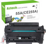 Aztech Compatible 55A Toner Cartridge Replacement for HP 55A CE255A 55X CE255X for HP Laserjet P3015 P3015dn P3015x Pro 500 MFP M521dn M521dw M521 M525 Printer Ink (Black, 1-Pack)