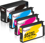 YingColor Compatible 952XL Ink Cartridges Replacement for HP 952XL Ink Cartridges Combo Pack Work for OfficeJet Pro 8710 8720 7740 8740 7720 8715 8702 Printer(4 Pack)