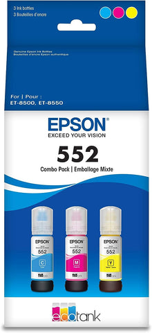 Epson Claria ET Premium T552620 High Capacity Bottle Ink - Color Combo Pack