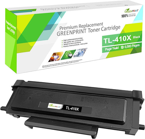 GREENPRINT Compatible Toner Cartridge TL-410X ( TL-410 TL-410H ) 6000 Pages High Capacity for Printer P3012DW P3300DW P3302DW M6702DW M6800FDW M6802FDW M7100DW M7102DW M7102DN M7200FDW M7202FDW