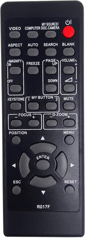 InTeching R017/ R016 Projector Remote Control for Hitachi CP-A220N/NM, CP-A300N/NM, CP-AW250N/NM, iPJ-AW250NM, CP-RX79, CP-RX82, CP-RX93, CP-RX94, CP-WX3014WN, CP-WX4021N, CPWX8, CP-X2020 etc