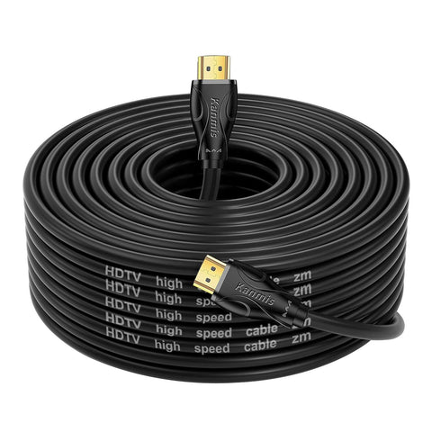 4K HDMI Cable 75ft, High Speed Hdmi Cables (HDMI2.0,18Gbps,1080P)-Ethernet Audio Return Video 4K HDMI Cable, Ultra High Speed Gold Plated Connectors, Compatible with Playstation Arc PS3 PS4 PC HDTV