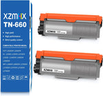 XZMHX TN660 TN630 TN-660 TN-630 Replacement Toner Cartridge Compatible for Brother MFC-L2700DW MFC-L2720DW MFC-L2740DW HL-L2300D HL-L2340DW HL-L2380DW DCP-L2540DW Printer (2 Pack)