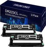 EWJUEZS Compatible DR223CL DR-223CL Black Drum Unit Replacement for HL-L3210CW L3230CDW L3270CDW L3290CDW MFC-L3710CW L3750CDW L3770CDW Printer (Drum, 2-Pack)