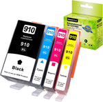 greencycle 910 Combo Pack Ink Cartridge Replacement for HP 910XL 910 XL Compatible with OfficeJet Pro 8020 8025 8030 8035 8028 OfficeJet 8022 8010 8015 Pritner(1 Black 1 Cyan 1 Magenta 1 Yellow)