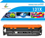 TRUE IMAGE Compatible Toner Cartridge Replacement for HP CF210X 131A 131X CF210A Pro 200 Color M251nw MFP M276nw M251n M276n M276 M251 Printer Ink Black -1Pack