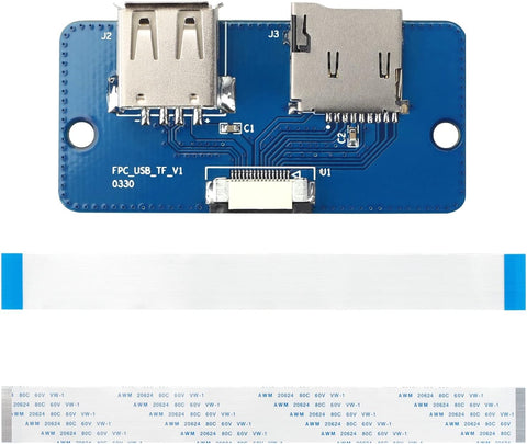 Imdinnogo BCZAMD Artilery Sidewinde X1 Parts USB Adapter Trandfer Board with 16Pin FPC Connect Cable Suitable for 3D Printer Sidewinde X1 Motherboard and LCD Display Accessories